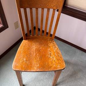 Lot #44 - Vintage Wooden Chair - Early 20th Century Classic Design