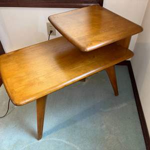 Lot #50 - Nice Vintage MCM Heywood Wakefield Teak Sidetable 