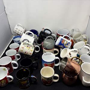 Lot #59 - Large Mixed Lot of Collectible Mugs