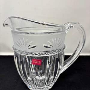 Lot #65 - Cristal d'Arques Paris - Decorative Crystal Pitcher.