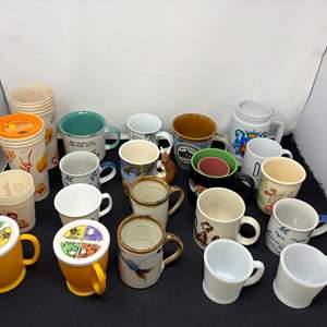 Lot #68 - Assorted Vintage and Modern Coffee Mugs Lot