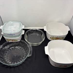 Lot #71 - Vintage Pyrex and Glass Bakeware Lot