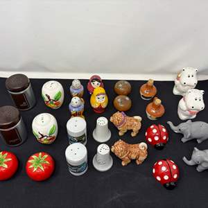 Lot #72 - Vintage Salt and Pepper Shaker Lot - Assorted Designs.