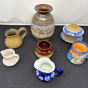 Lot #82 - Assorted Vintage Pottery and Ceramics Lot