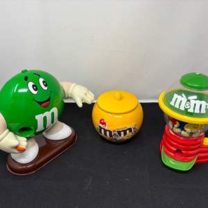 Lot #92 - M&M's Collectible Candy Dispensers Lot - 1990s