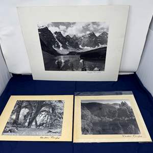 Lot #4 - Three Signed Photographs by PNW Photographer Gordon Renfro