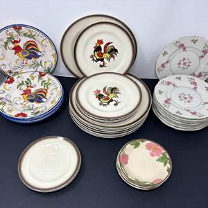 Lot #173 - Vintage Dinnerware Lot - Assorted Plates and Bowls.