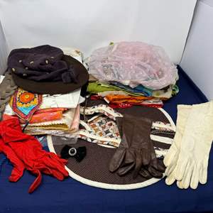 Lot #25 - Vintage Scarves, Gloves & More