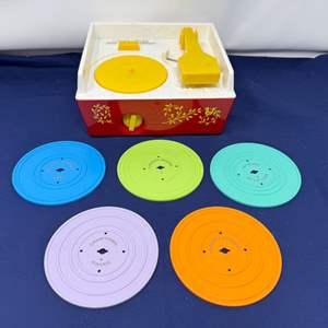 Lot #111 - Fisher Price Baby Record Player with Colorful Discs