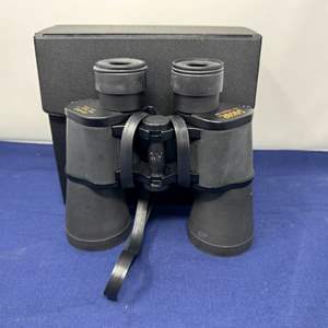 Lot #132 - Sakar 10x50 High Resolution Binoculars with Case