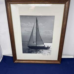 Lot #152 - Framed Nautical Photograph by PNW Photographer Gordon Renfro