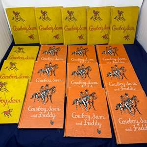 Lot #176 - Vintage Children's Book Lot - Cowboy Sam Series (Various Editions)