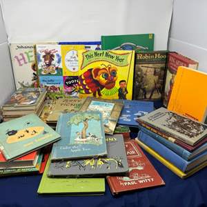 Lot #177 - Vintage Children's Book Lot - Various Titles from Mid-20th Century.