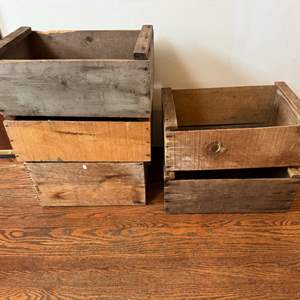 Lot #180 - Vintage Wood Crates