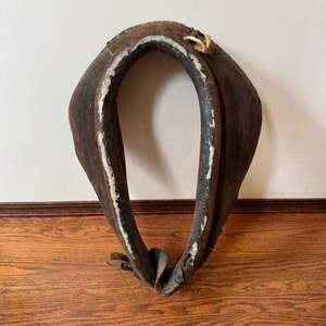 Lot #184 - Vintage Leather Horse Collar 