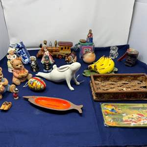 Lot #188 - Vintage Collectible Lot - Figurines, Decor, and More.