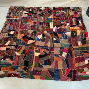 Lot #202 - Vintage Hand Sewn Quilt - Mid to Late 1800s, Nebraska.