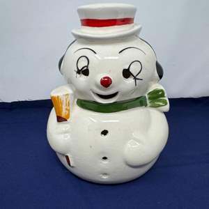 Lot #211 - Vintage Ceramic Snowman