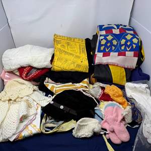 Lot #215 - Vintage Clothing and Accessories Lot - Assorted Items.