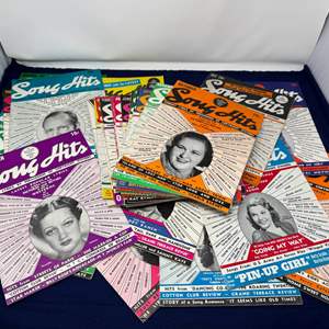 Lot #24 - Vintage Song Hits Magazine Collection - 1940s.