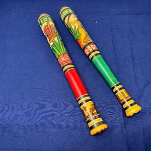 Lot #226 - Two Handmade Mexican Clubs