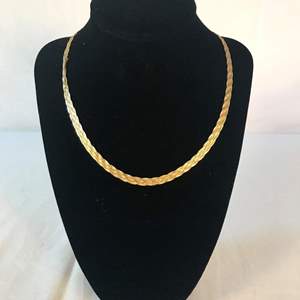 Lot # 210 - 16" 14k Gold Necklace "Damaged" - 8.26 grams (Tested).