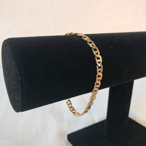 Lot # 223 - 14k Gold Bracelet "Broken Clasp" - 9.55 grams (Tested).