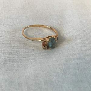 Lot # 248 - 14k Gold Ring w/ Precious Stones - 1.36 grams (Tested).