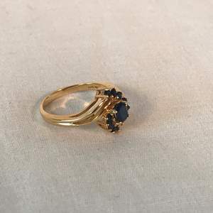 Lot # 249 - 14k Gold Ring w/ Sapphire? Precious Stones - 3.70 grams (Tested).