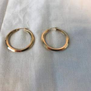 Lot # 268 - 14k Gold Hoop Earrings - 2.50 grams (Tested).