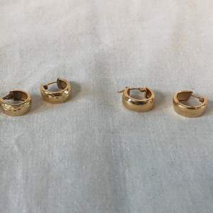 Lot # 269 - 2 Pair of 14k Gold Hoop Earrings - 1.68 grams (Tested).