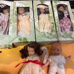 Lot #29 Lot of Six 6” Dolls