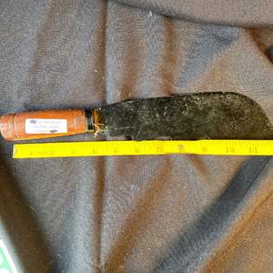 Lot #48 12” Hand Made Machete 