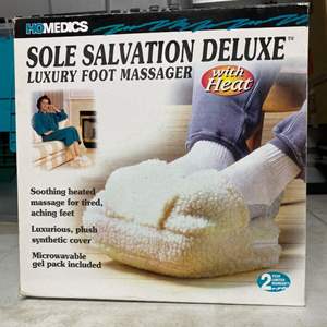 Lot #49 New HOMEDICS Sole Salvation Deluxe Luxury Foot Massager