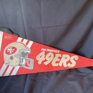 Lot #60 Vintage 49ERS Penant