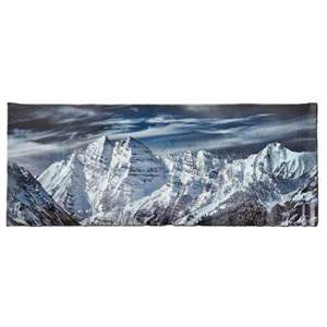 Lot #85 - Signed Stunning "Midnight at Maroon Bells" Panorama in Acrylic 60 x 24"