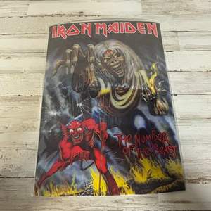 Lot #19 Iron Maiden 3D Album Cover Art “Eddie” The Number of the Beast Iron Maiden - The Number of the Beast Poster.