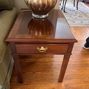 Lot # 18 -   Hickory Chair Furniture Co.  End Table