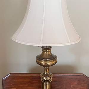 Lot # 19 -  Antique Brass Table Lamp 