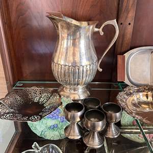 Lot # 27 -  Vintage Silver Plate and Weighted Sterling Collection 