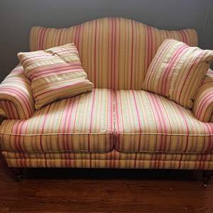 Lot # 64 - Sherrill Furniture Love Seat - Striped Design