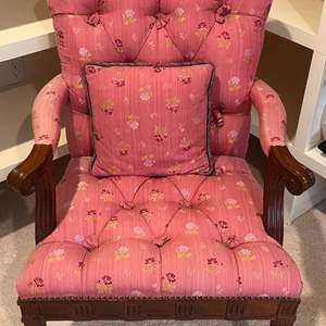 Lot # 76 - Vintage Upholstered Armchair 