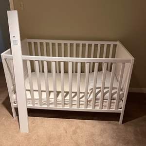 Lot # 98 -  White IKEA Crib - Model C/98 