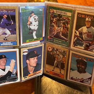 Lot #  111 -  Vintage Baseball Card Albums Collection - 1980s.