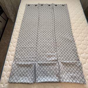 Lot #41 -  Elegant 3-Piece Curtain Set - Geometric Pattern