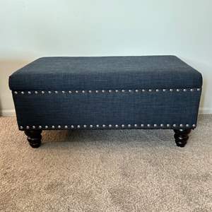 Lot #69 - Upholstered Storage Ottoman