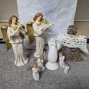 Lot #118 - Angel Figurine Collection - Decorative Home Accents.