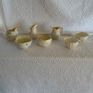 Lot #69 - Collection of Belleek Irish Vintage Porcelain