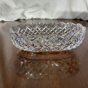 Lot #2 -   Waterford Crystal Bowl - Master Cutter Oval Bowl 