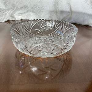 Lot #3 -   American Brilliant Cut Glass Centerpiece Bowl - 9.5 Inch